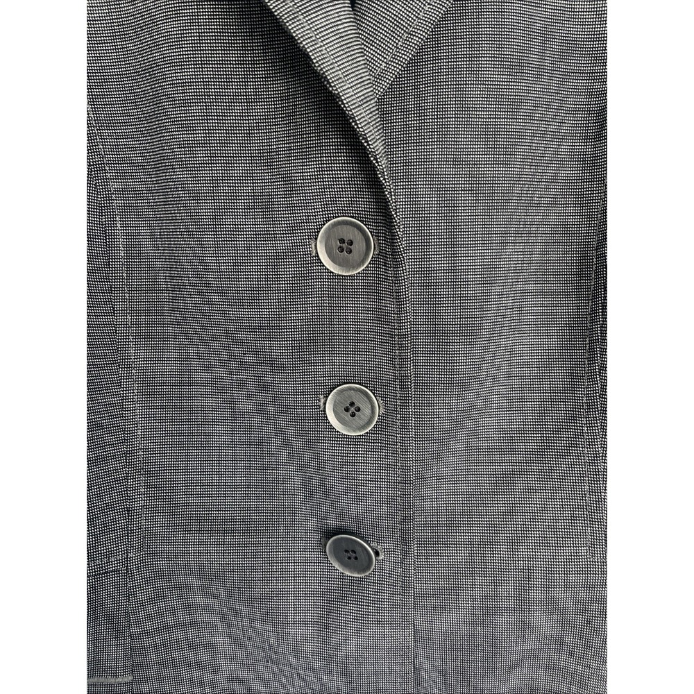 Tahari Arthur S. Levine Women's Petite Blazer Jacket Grey Size 4 Petite EUC - Picture 3 of 8